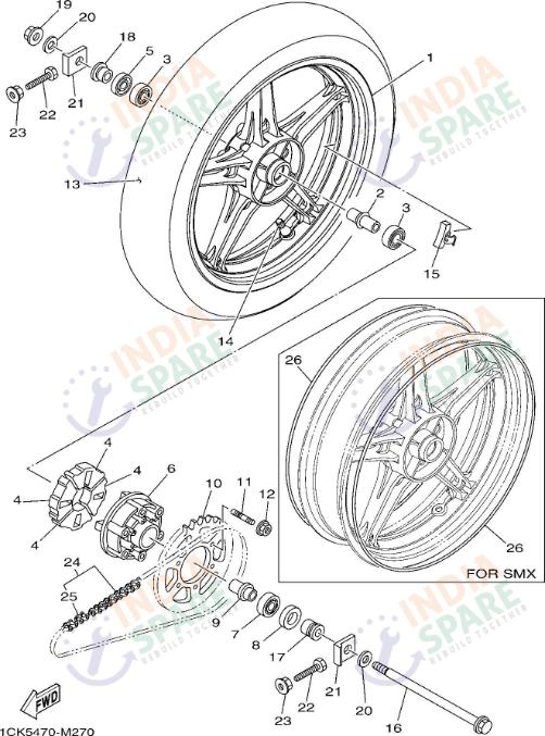 REAR WHEEL